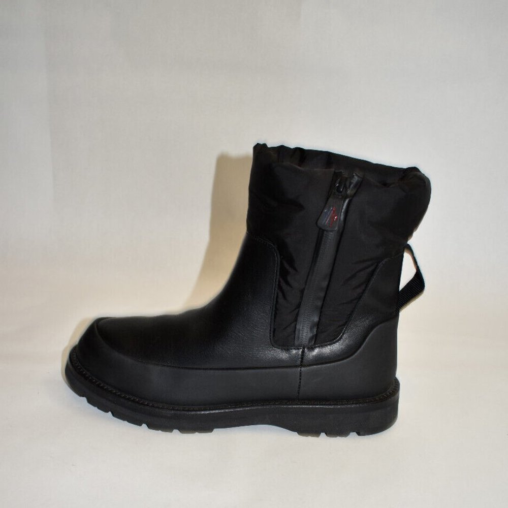 Moncler Rain Don't Care Waterproof Leather/Rubber Boots Size 40 DD293 - Picture 5 of 8